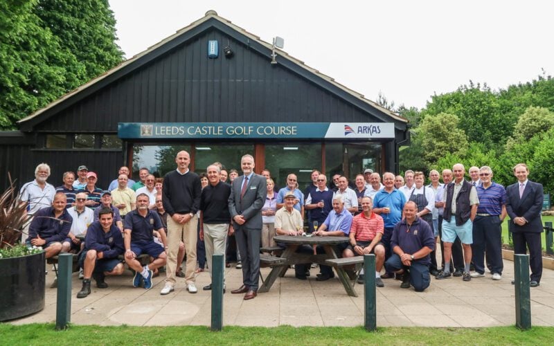 Time for Tee' at the Leeds Castle Golf Course Leeds Castle