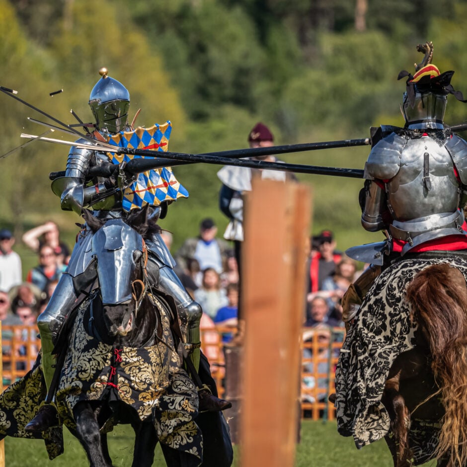 The Queens Joust, Leeds Castle, Kent