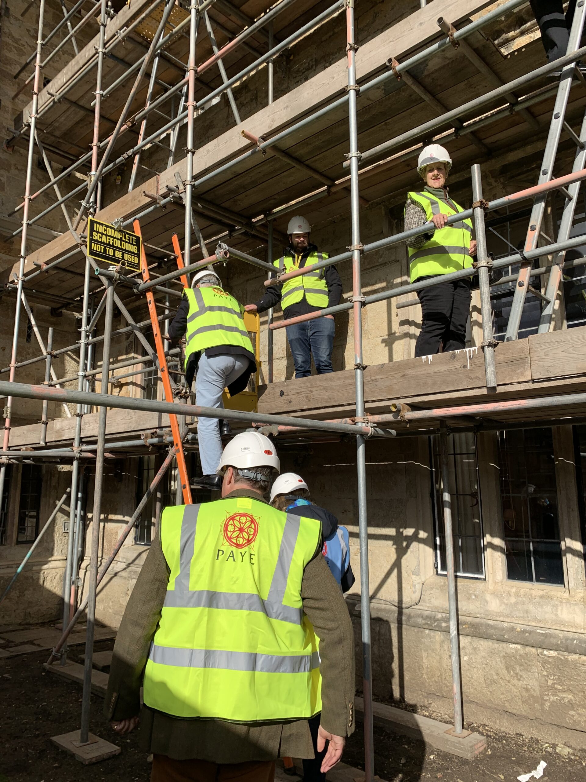 Leeds Castle Trustees Celebrate the Commencement of Stonework Restoration